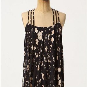 DELETTA | ANTHROPOLOGIE racerback tank split strap